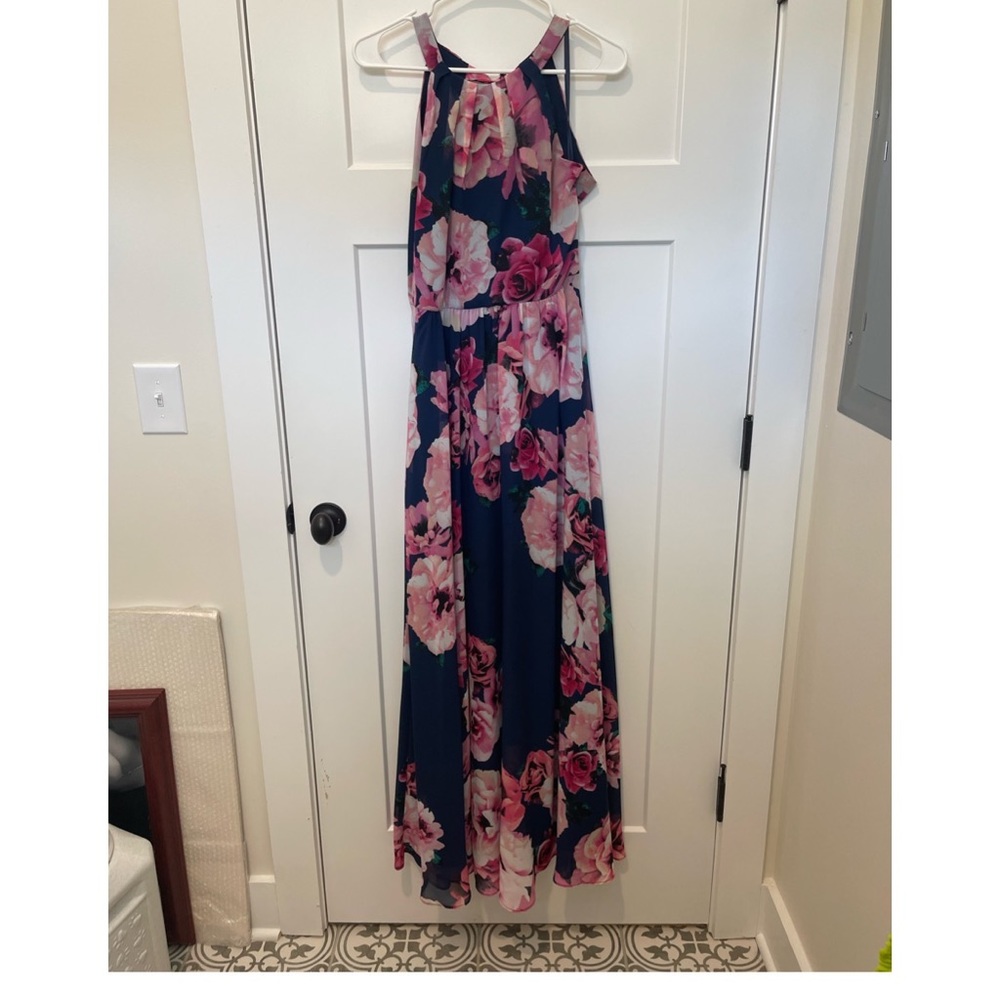 Navy maxi dress. Size 6.